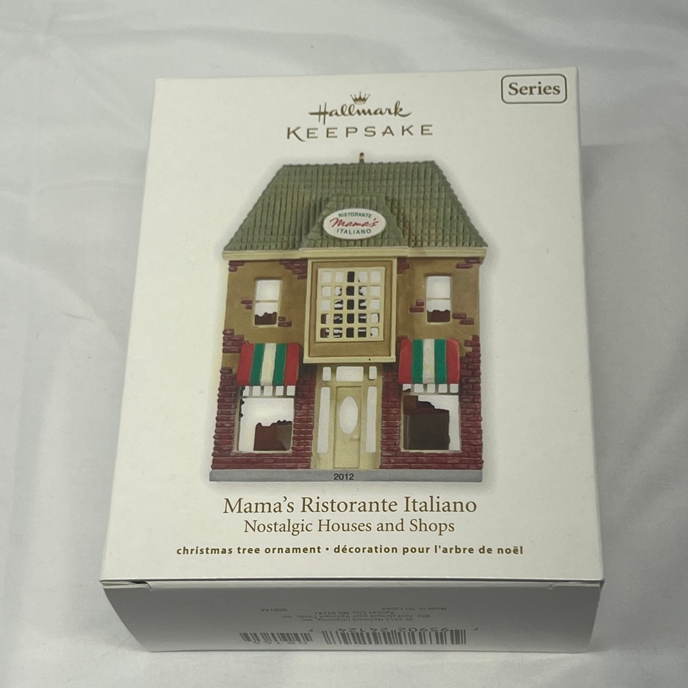 Hallmark Mama's Ristorante Italiano Nostalgic Houses Shops 2012 Ornament